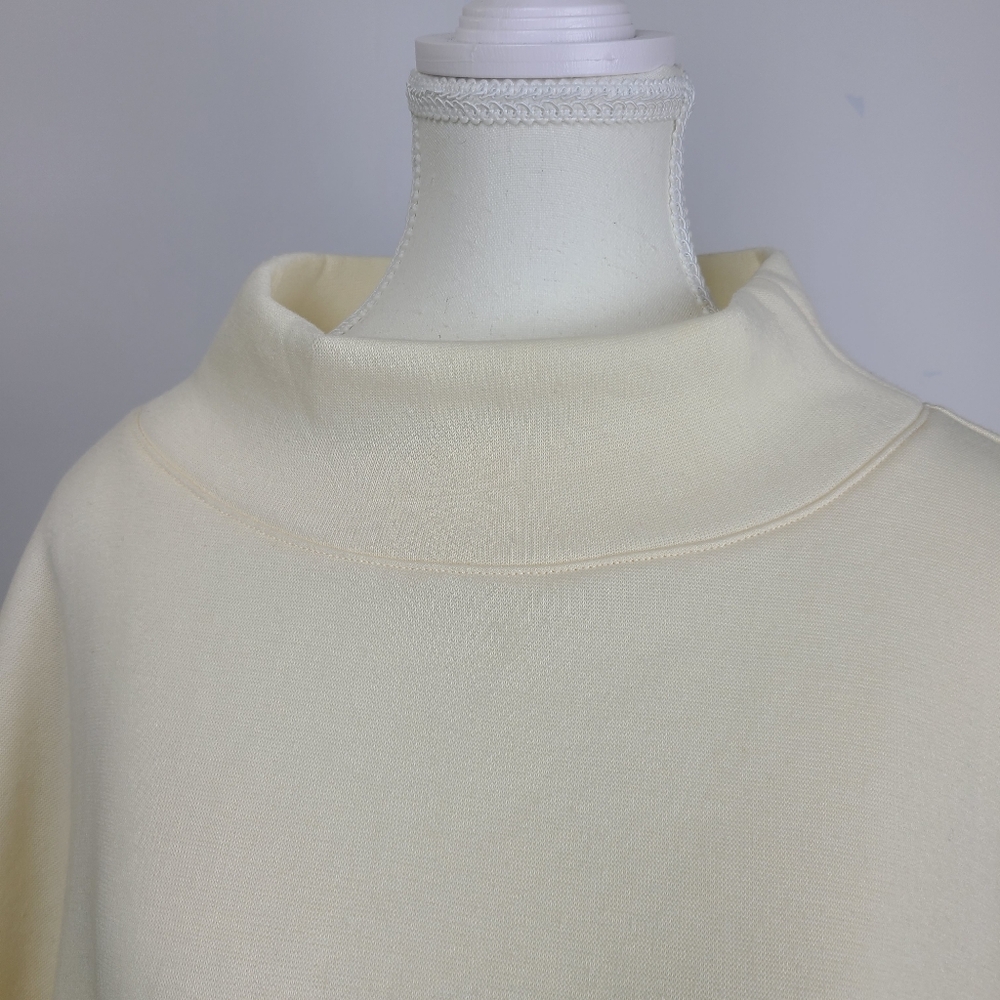 Maeve by Anthropologie Cream Funnel Neck Sweater NWT XL Oversized Cozy - Picture 3 of 9